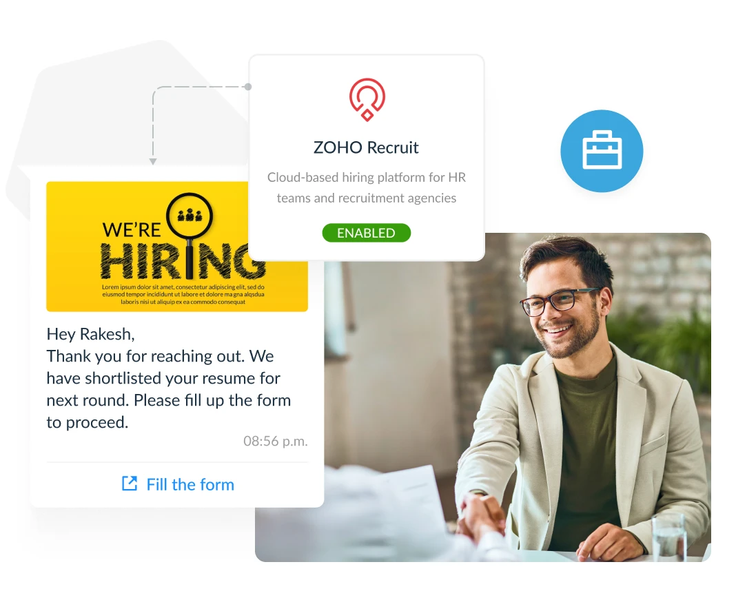 Streamline your hiring processes by integrating WhatCX into your system